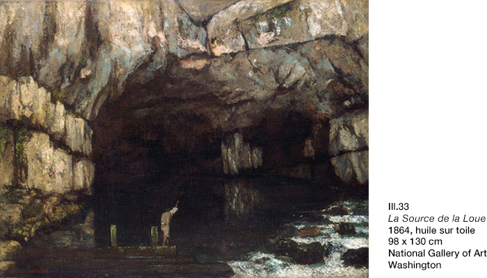 Gustave Courbet, La Source de la Loue, Washington