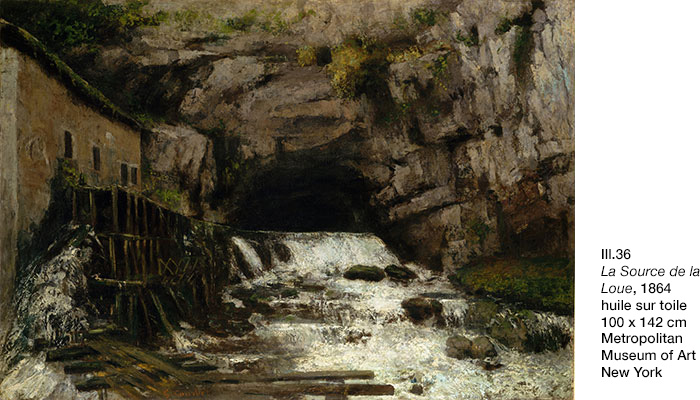 Gustave Courbet, La Source de la Loue, Met New York