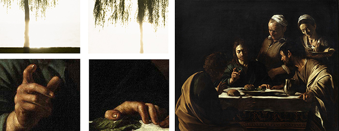 Caravaggio,Cena in Emmaus, 1606